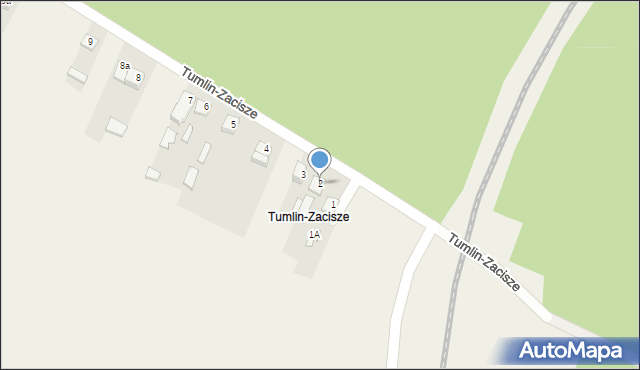 Tumlin-Dąbrówka, Tumlin-Zacisze, 2, mapa Tumlin-Dąbrówka