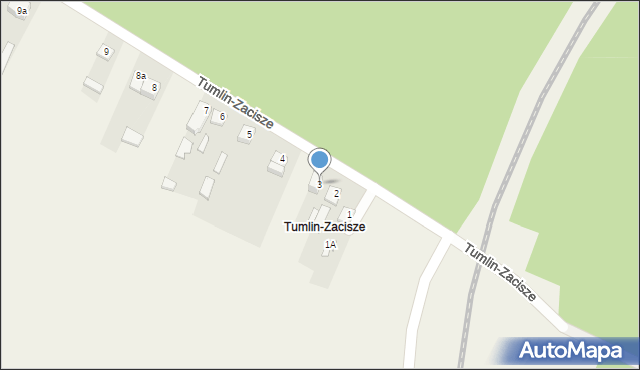 Tumlin-Dąbrówka, Tumlin-Zacisze, 3, mapa Tumlin-Dąbrówka