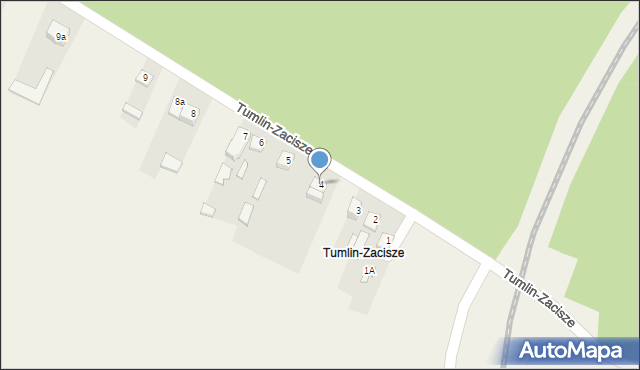 Tumlin-Dąbrówka, Tumlin-Zacisze, 4, mapa Tumlin-Dąbrówka