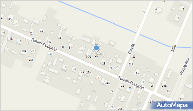 Tumlin-Podgród, Tumlin-Podgród, 29, mapa Tumlin-Podgród