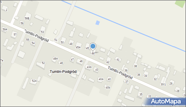 Tumlin-Podgród, Tumlin-Podgród, 44, mapa Tumlin-Podgród