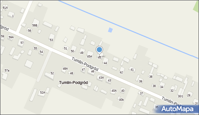 Tumlin-Podgród, Tumlin-Podgród, 45, mapa Tumlin-Podgród