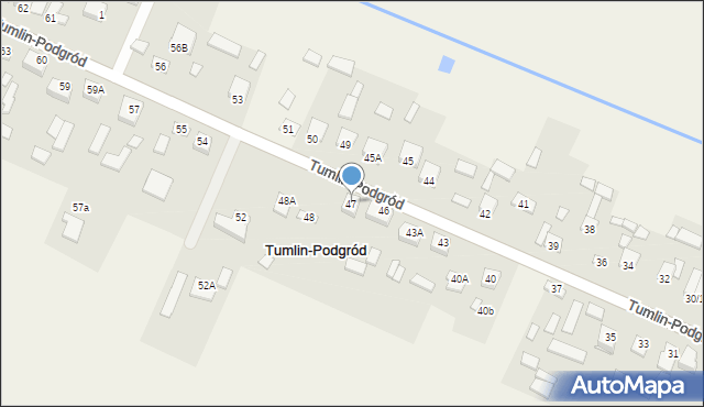 Tumlin-Podgród, Tumlin-Podgród, 47, mapa Tumlin-Podgród