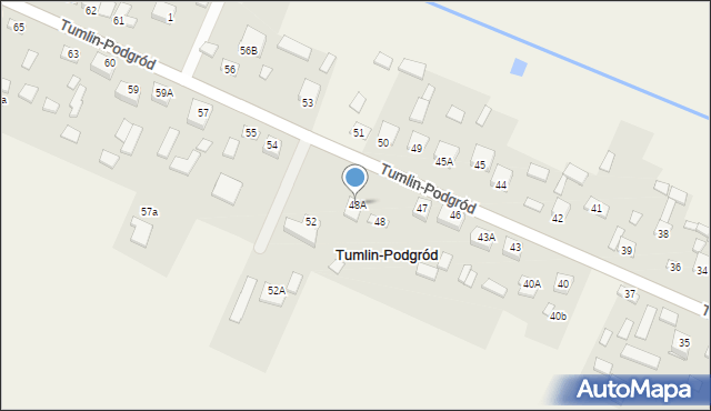 Tumlin-Podgród, Tumlin-Podgród, 48A, mapa Tumlin-Podgród