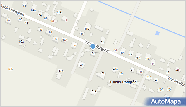 Tumlin-Podgród, Tumlin-Podgród, 54, mapa Tumlin-Podgród