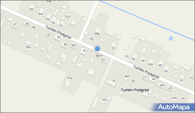 Tumlin-Podgród, Tumlin-Podgród, 55, mapa Tumlin-Podgród