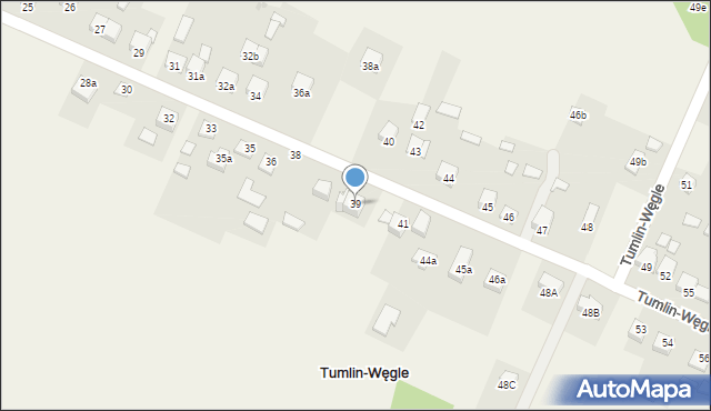 Tumlin-Węgle, Tumlin-Węgle, 39, mapa Tumlin-Węgle