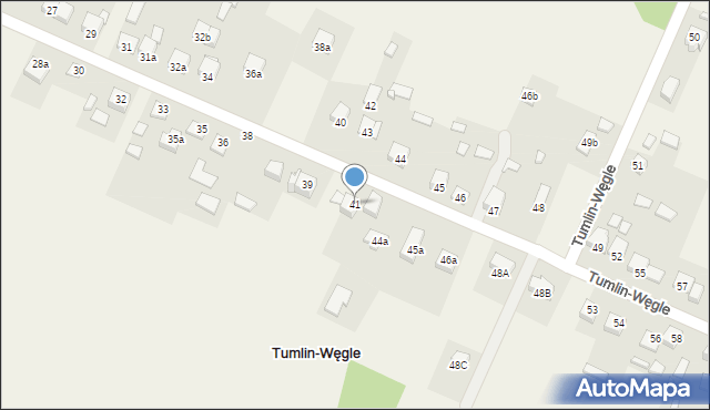 Tumlin-Węgle, Tumlin-Węgle, 41, mapa Tumlin-Węgle