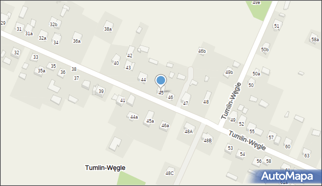 Tumlin-Węgle, Tumlin-Węgle, 45, mapa Tumlin-Węgle