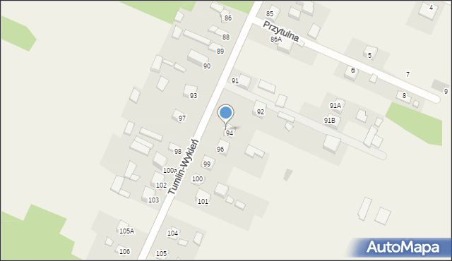 Tumlin-Wykień, Tumlin-Wykień, 95, mapa Tumlin-Wykień