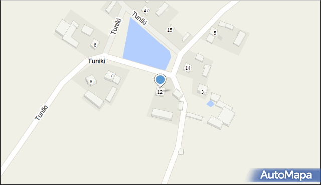 Tuniki, Tuniki, 12, mapa Tuniki