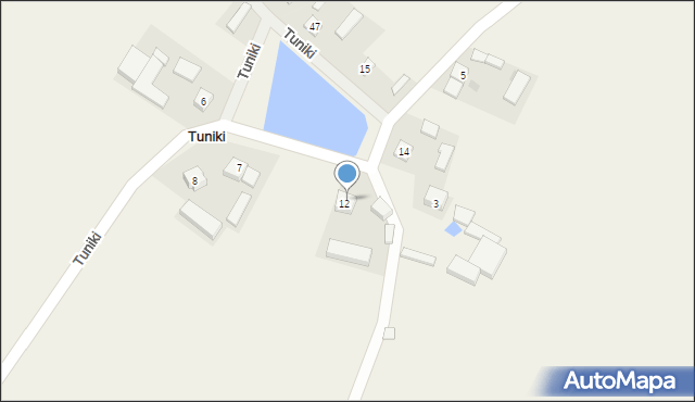 Tuniki, Tuniki, 2, mapa Tuniki