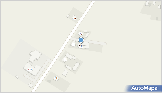 Tupadły, Tupadły, 72a, mapa Tupadły