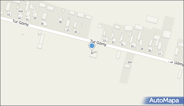 Tur Górny, Tur Górny, 34, mapa Tur Górny