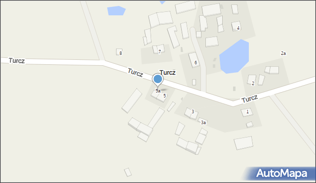 Turcz, Turcz, 5a, mapa Turcz