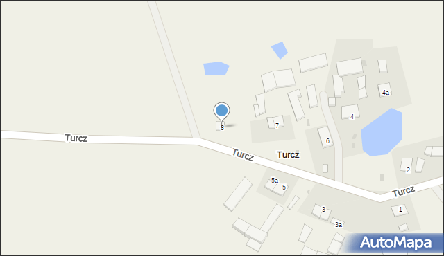 Turcz, Turcz, 8, mapa Turcz