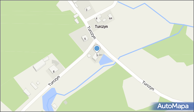 Turczyn, Turczyn, 7, mapa Turczyn