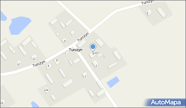 Turczyn, Turczyn, 3, mapa Turczyn