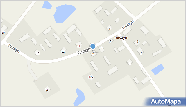 Turczyn, Turczyn, 8, mapa Turczyn