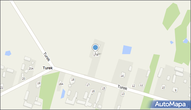 Turek, Turek, 17A, mapa Turka