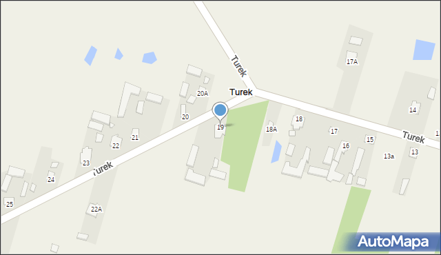 Turek, Turek, 19, mapa Turka