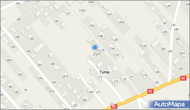 Turka, Turka, 173, mapa Turka