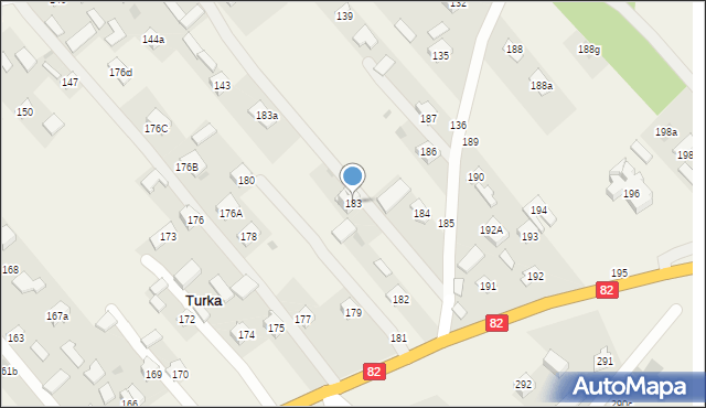 Turka, Turka, 183, mapa Turka