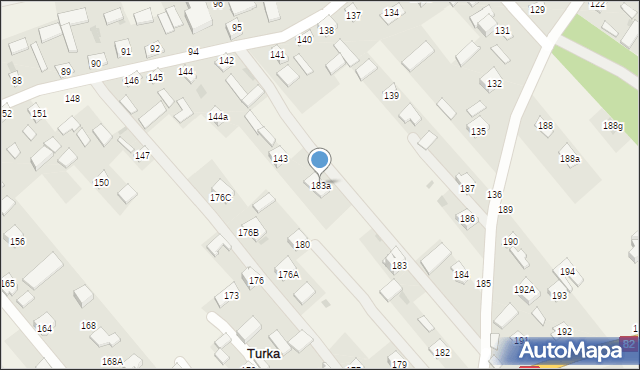 Turka, Turka, 183a, mapa Turka