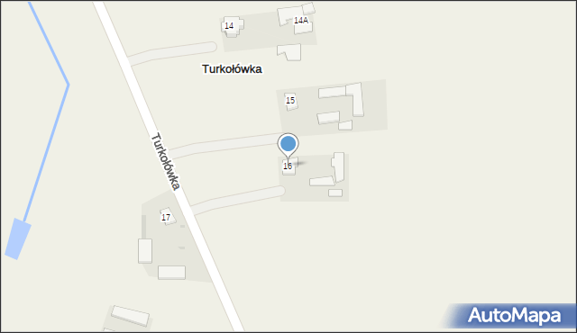 Turkołówka, Turkołówka, 16, mapa Turkołówka