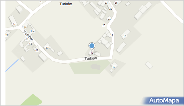 Turków, Turków, 41, mapa Turków