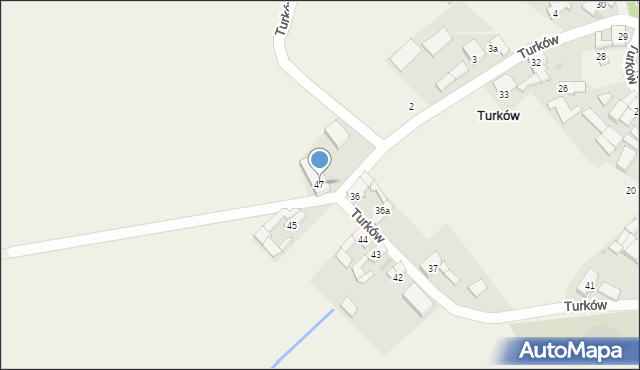 Turków, Turków, 47, mapa Turków