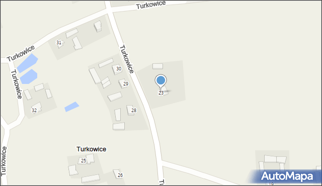 Turkowice, Turkowice, 23, mapa Turkowice