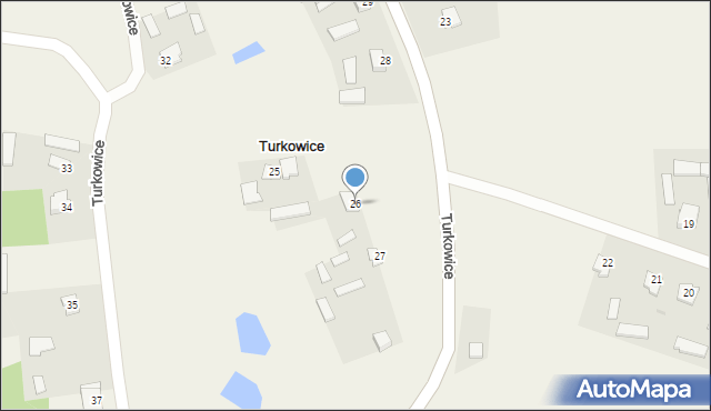 Turkowice, Turkowice, 26, mapa Turkowice