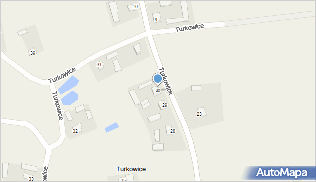 Turkowice, Turkowice, 30, mapa Turkowice