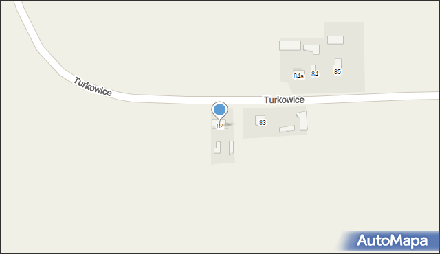 Turkowice, Turkowice, 82, mapa Turkowice