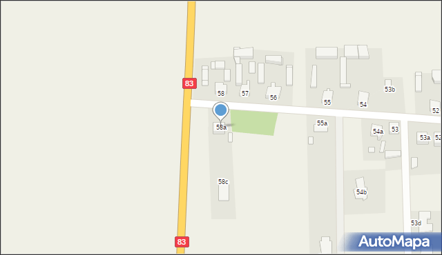 Turkowice, Turkowice, 58a, mapa Turkowice