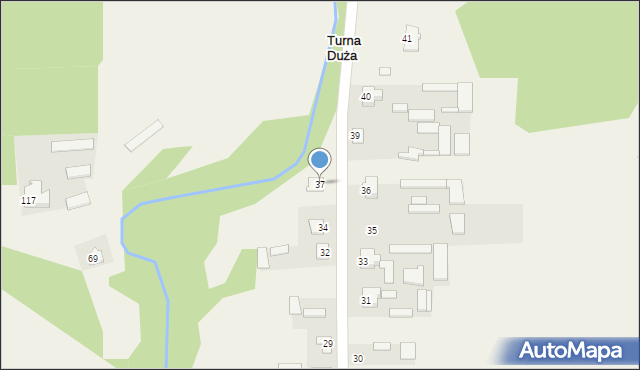 Turna Duża, Turna Duża, 37, mapa Turna Duża