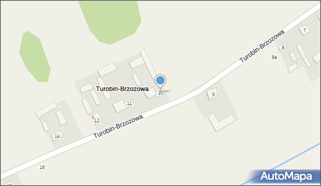 Turobin-Brzozowa, Turobin-Brzozowa, 10, mapa Turobin-Brzozowa