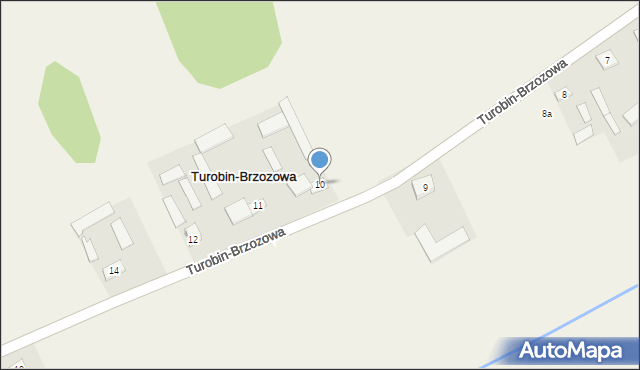 Turobin-Brzozowa, Turobin-Brzozowa, 10, mapa Turobin-Brzozowa