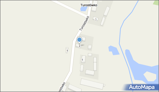 Turostówko, Turostówko, 4, mapa Turostówko