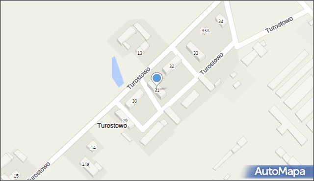 Turostowo, Turostowo, 31, mapa Turostowo