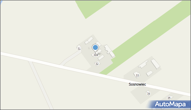 Turów, Turów, 32a, mapa Turów