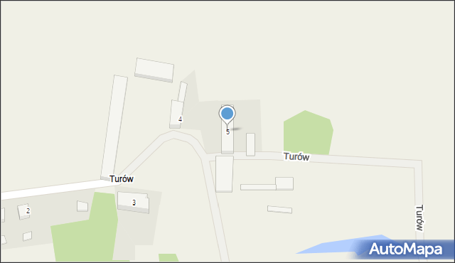 Turów, Turów, 5, mapa Turów