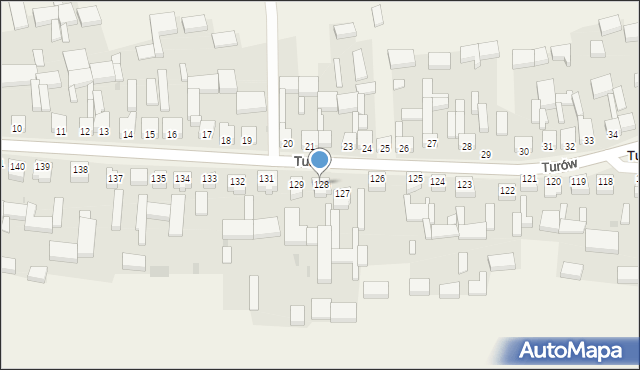 Turów, Turów, 128, mapa Turów