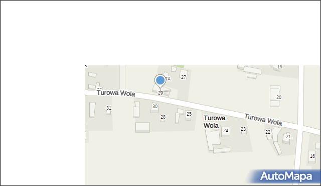 Turowa Wola, Turowa Wola, 29, mapa Turowa Wola