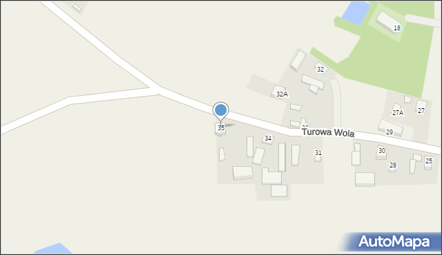 Turowa Wola, Turowa Wola, 35, mapa Turowa Wola