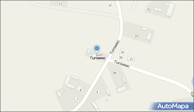 Turowiec, Turowiec, 10, mapa Turowiec