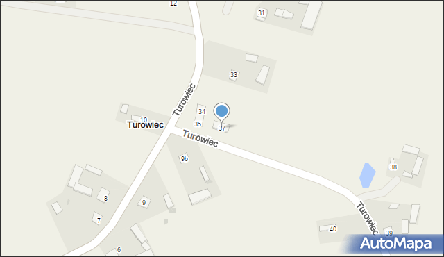 Turowiec, Turowiec, 37, mapa Turowiec