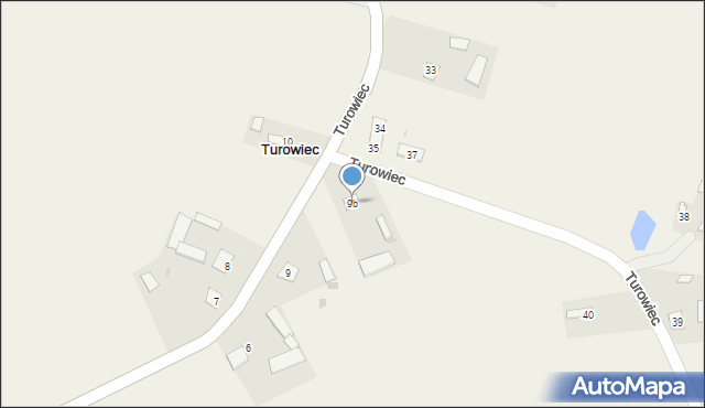 Turowiec, Turowiec, 9b, mapa Turowiec