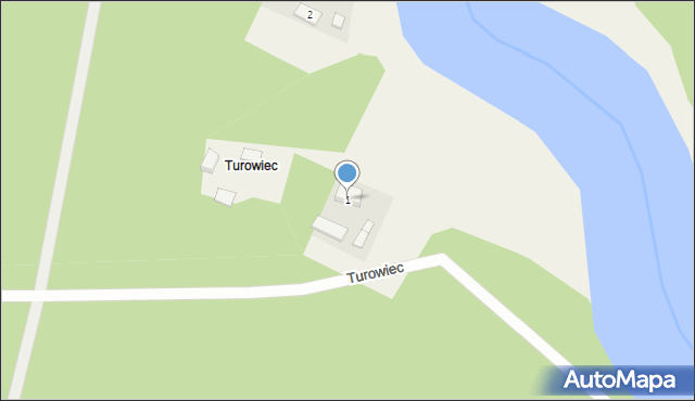 Turowiec, Turowiec, 1, mapa Turowiec